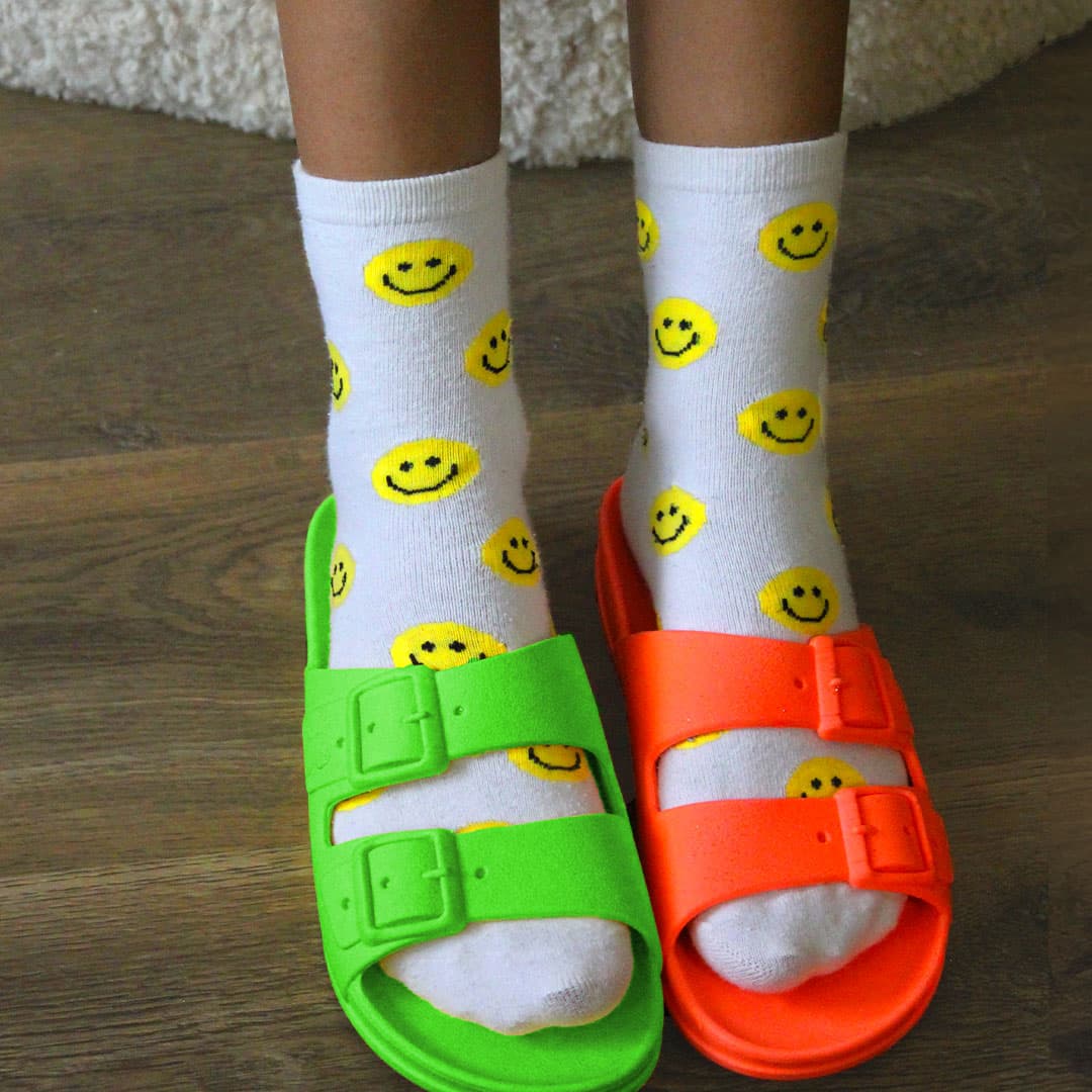neon sandals
